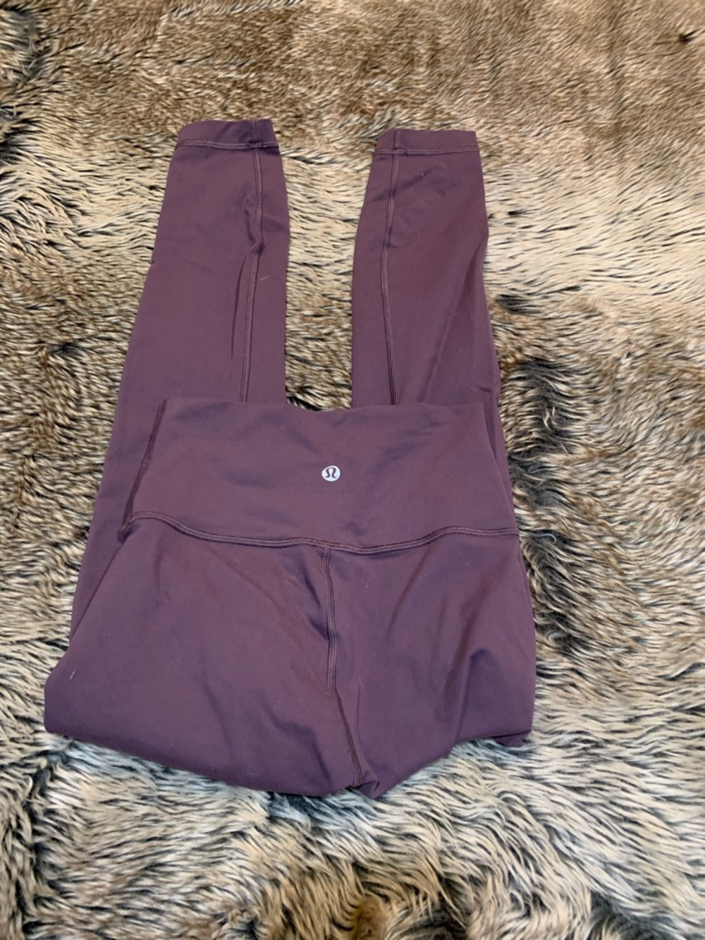 Lululemon Wunder Under Hi-Rise 7/8 Tight Full-On Luon 25" Vintage Grape Size 2